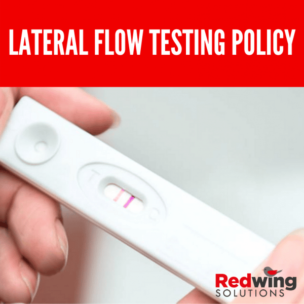 lateral flow testing policy